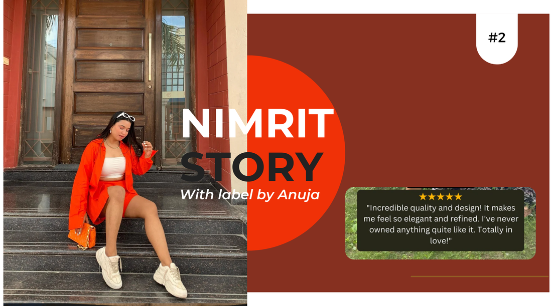 A Vibrant Pop of Style: My Experience with Label by Anuja’s Hot Orange Co-ord Set