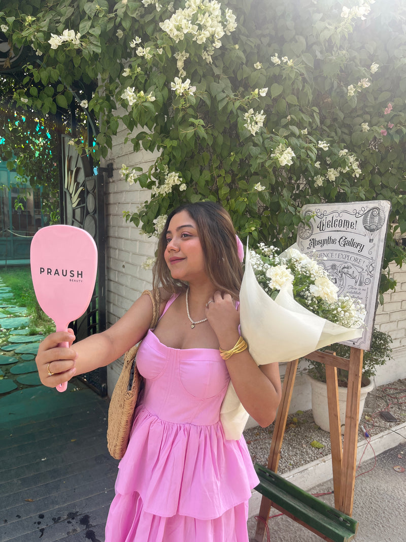 Pink Ruffle Dress