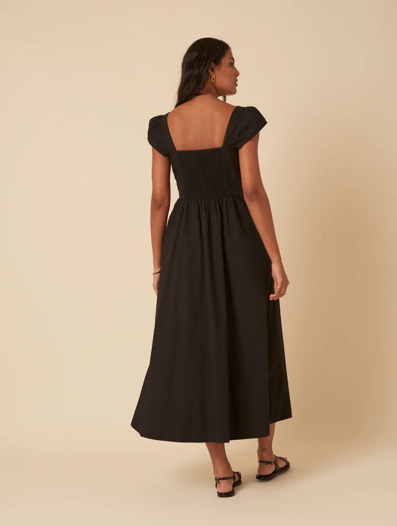 Black Bow Maxi Dress