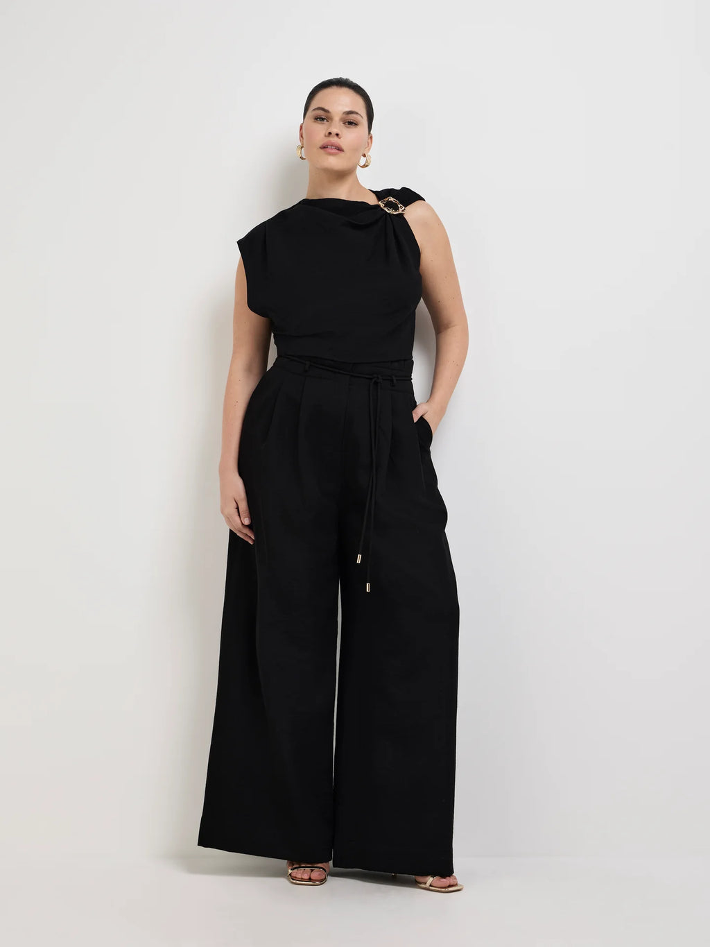 Black Flex High Waist Pants