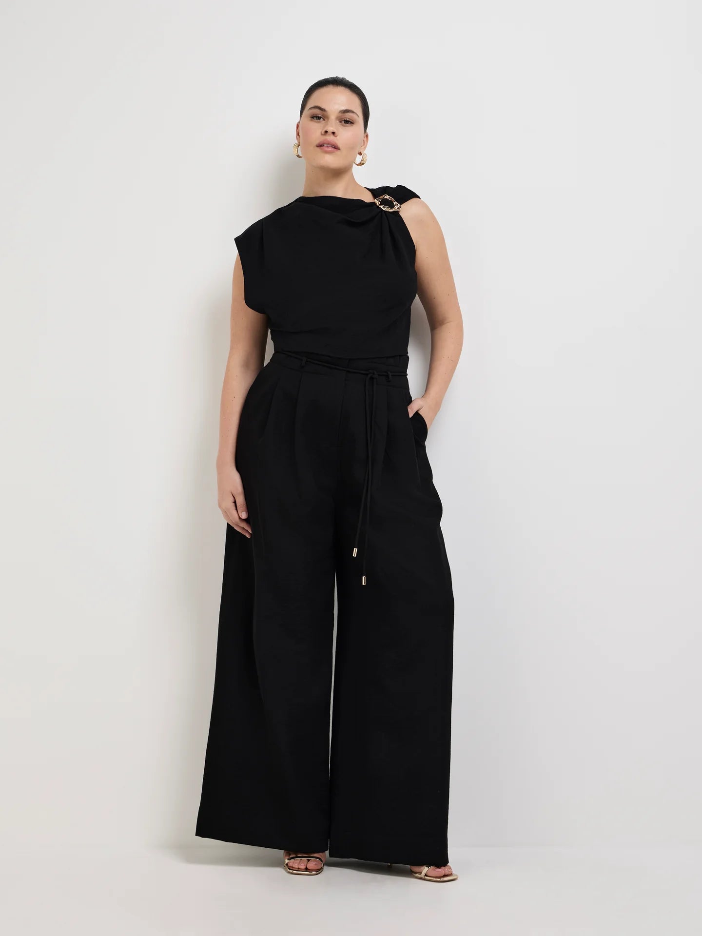 Black Flex High Waist Pants