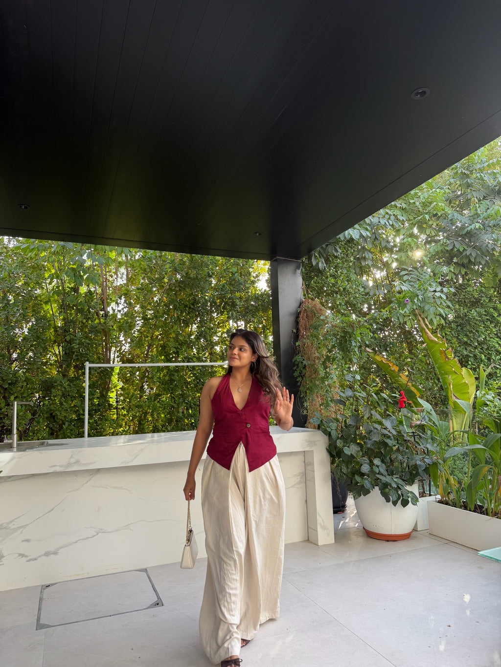 Viscose Flex Wrap Around Pants