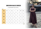 Brown Maxi Dress