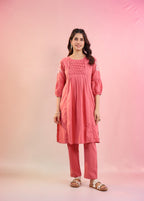 Mauve Pintex Coord Set