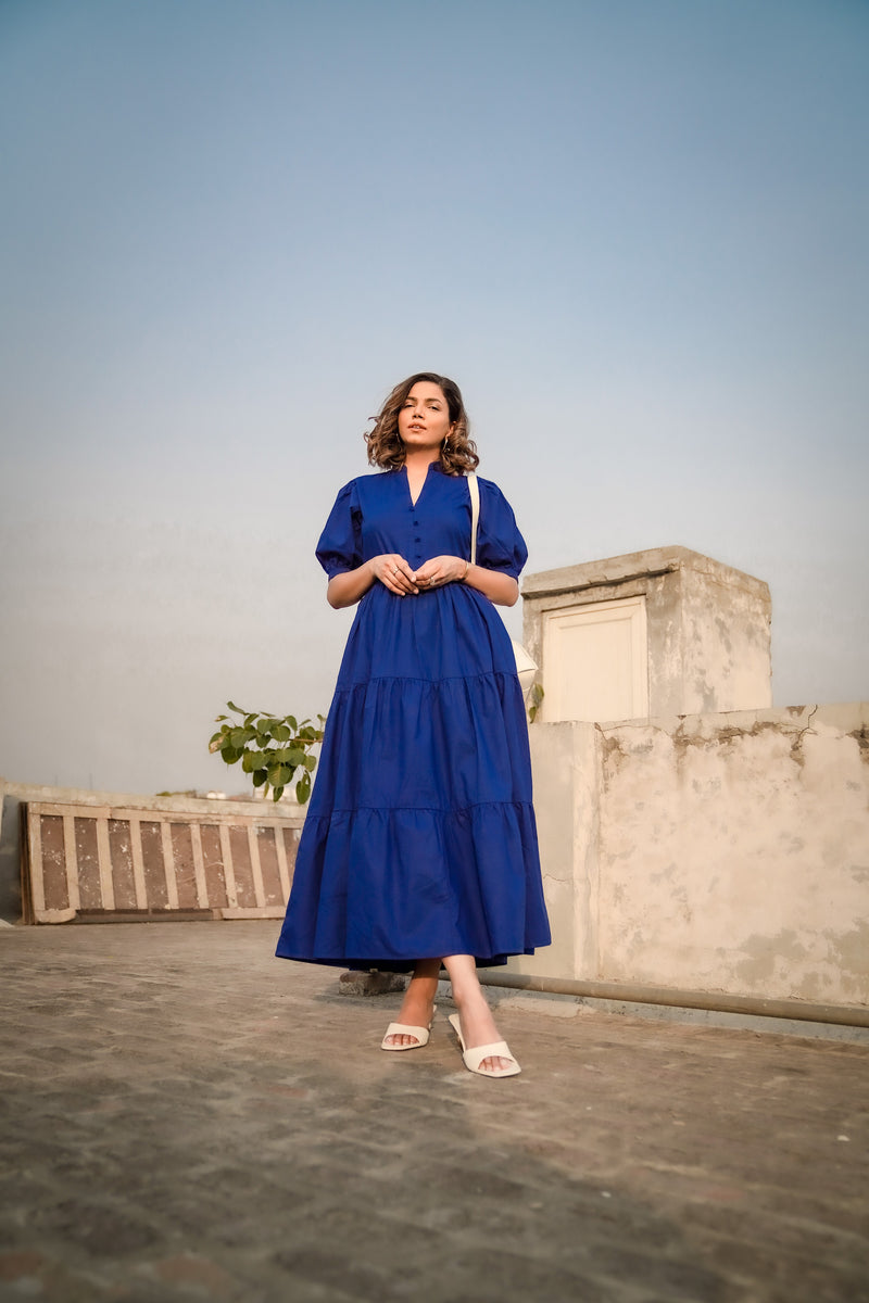 Royal Blue Maxi Dress- Labelbyanuja