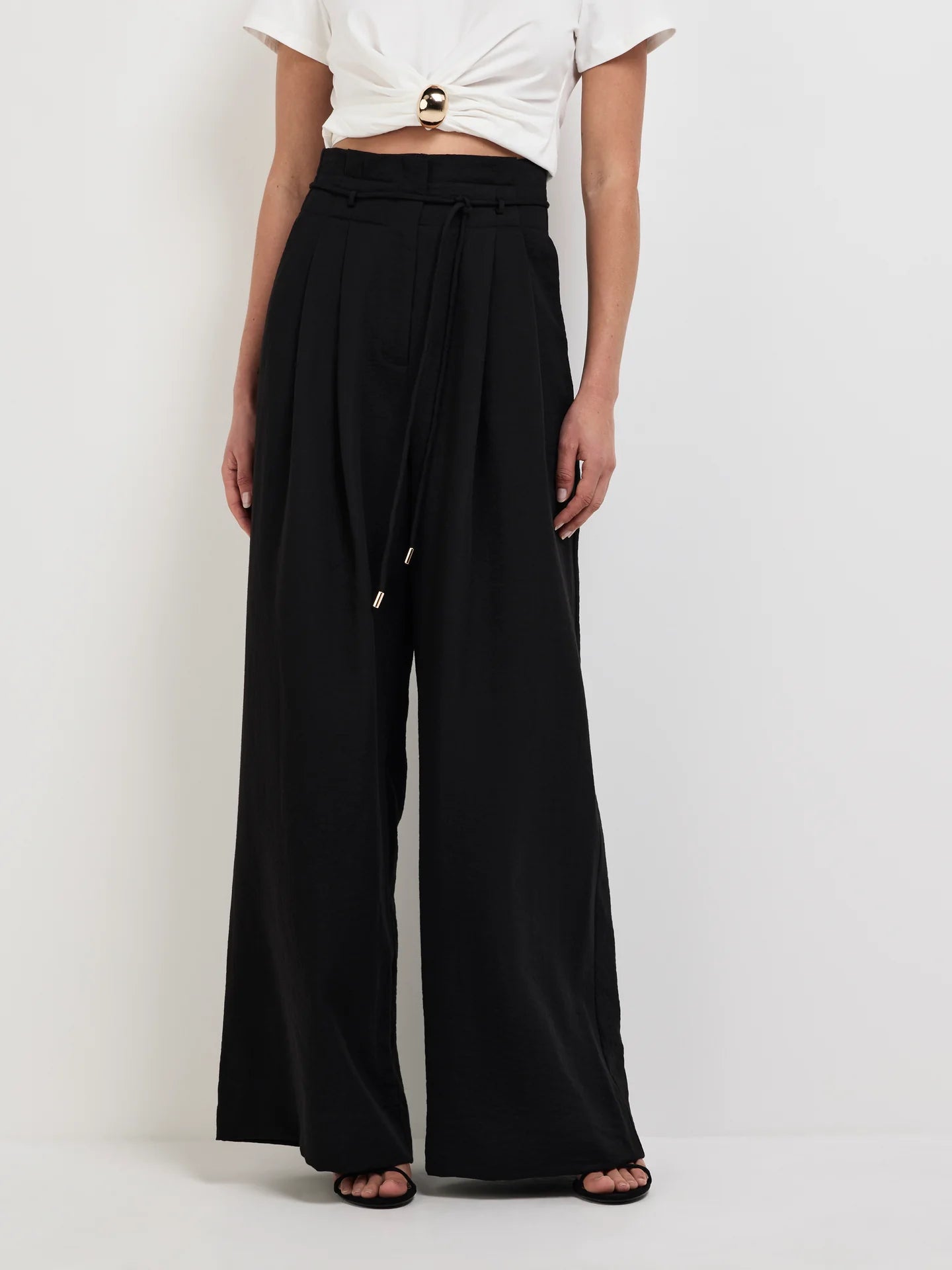 Black Flex High Waist Pants