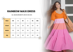 Rainbow Maxi dress