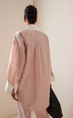 Peach Stripe Coord Set