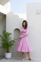 Mulmul Tiered Maxi Dress