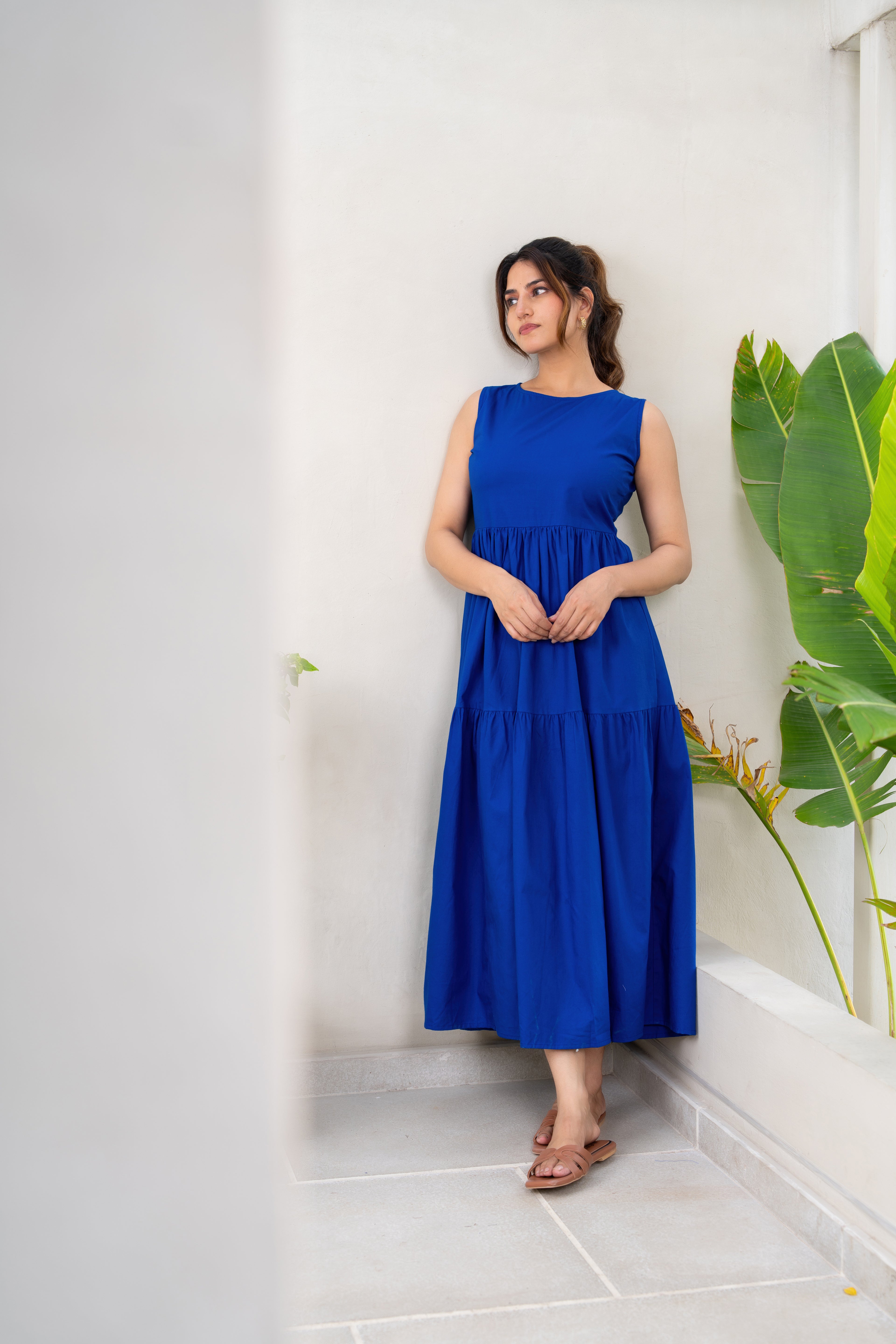 Royal Blue Summer Maxi Dress