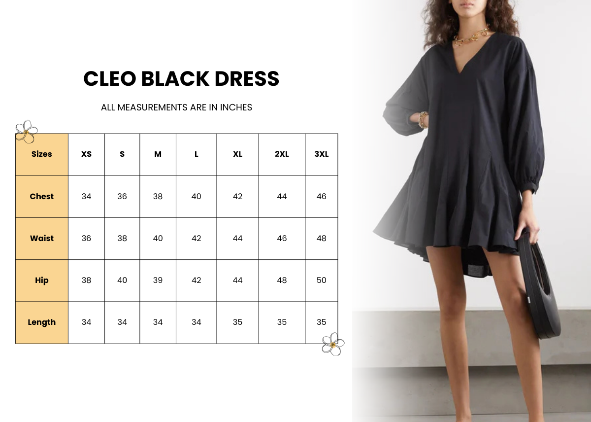 Cleo Black Dress