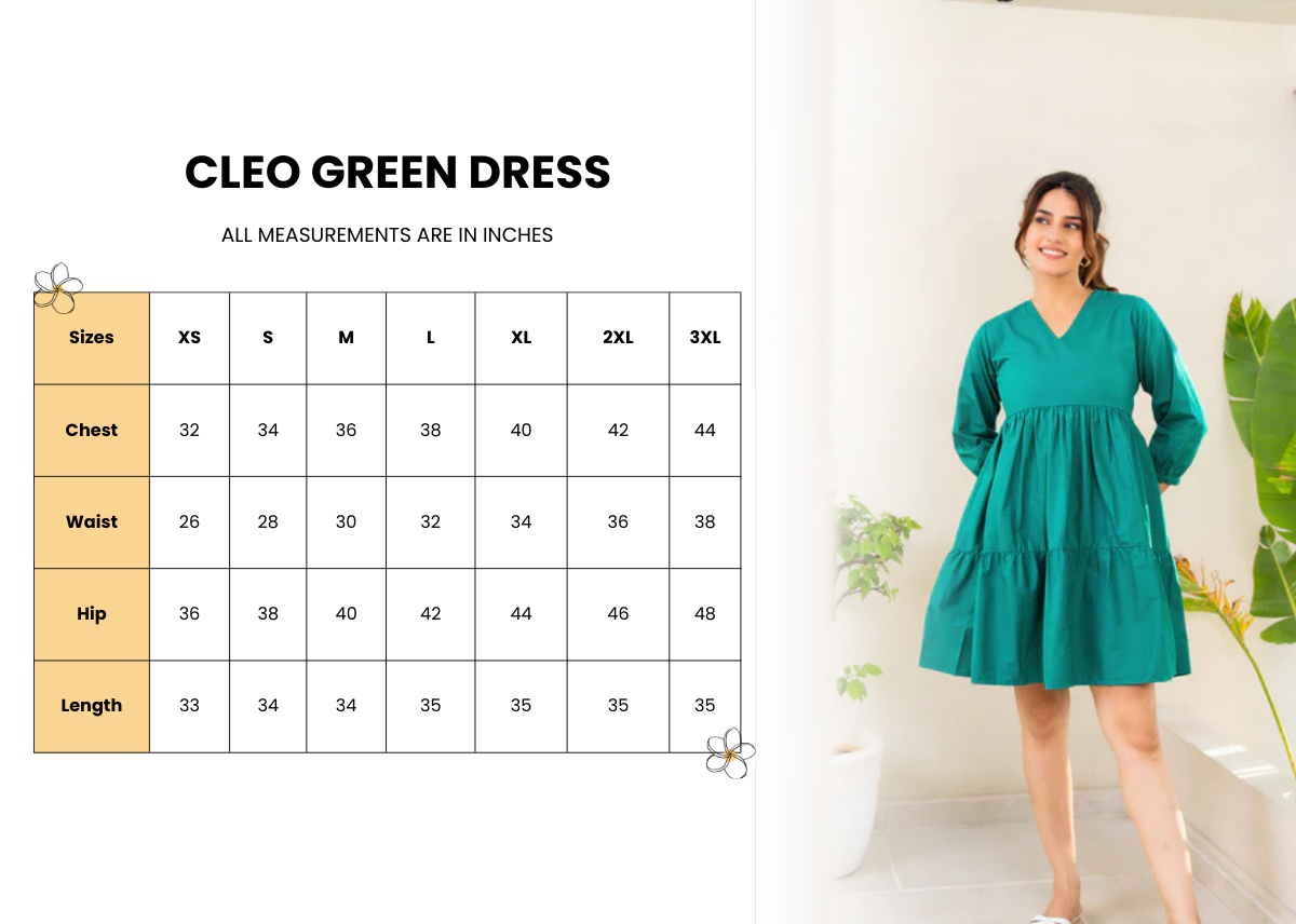 Cleo Green Dress