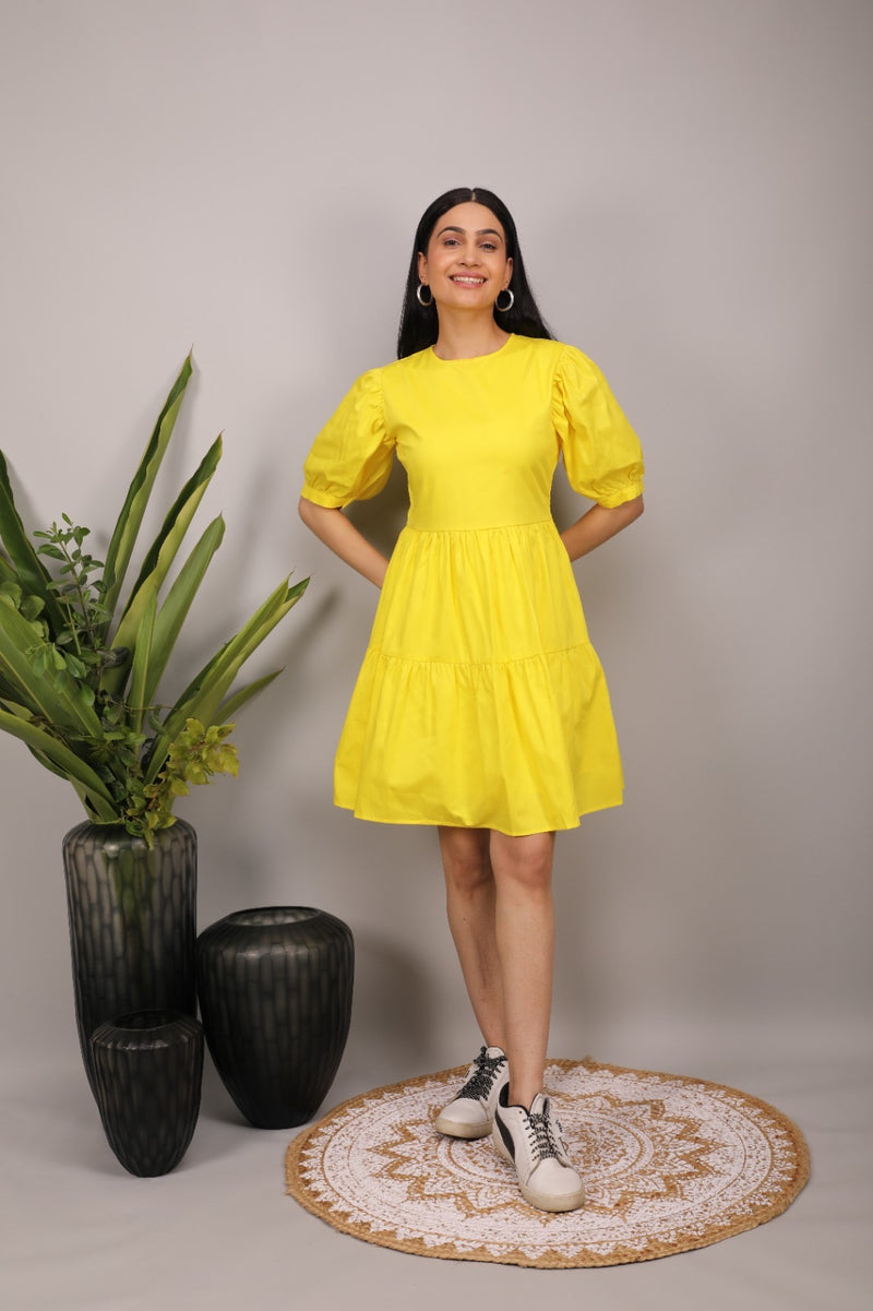 Hot Yellow dress