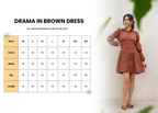 Drama in Brown Dress