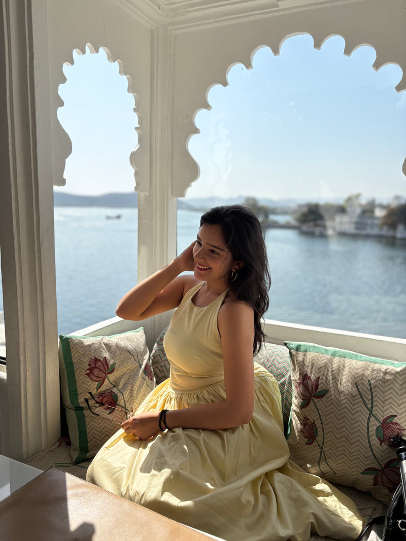 Day dream butter yellow dress