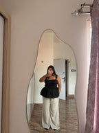 String linen Flex Pants