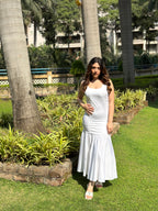 White Rose Bodycon Dress