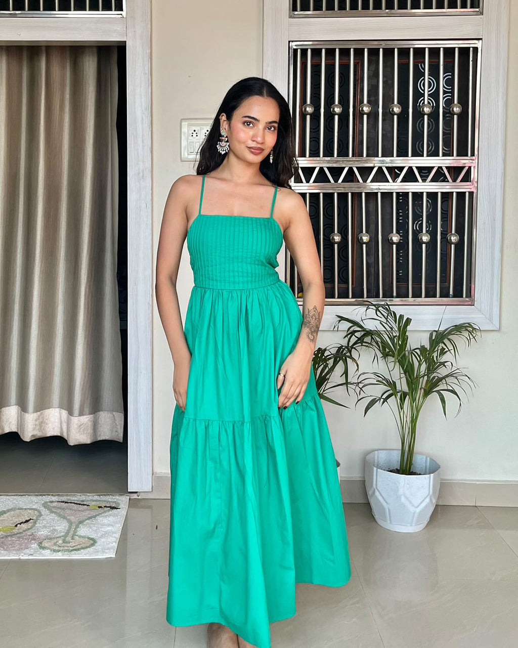Green Dori Maxi Dress