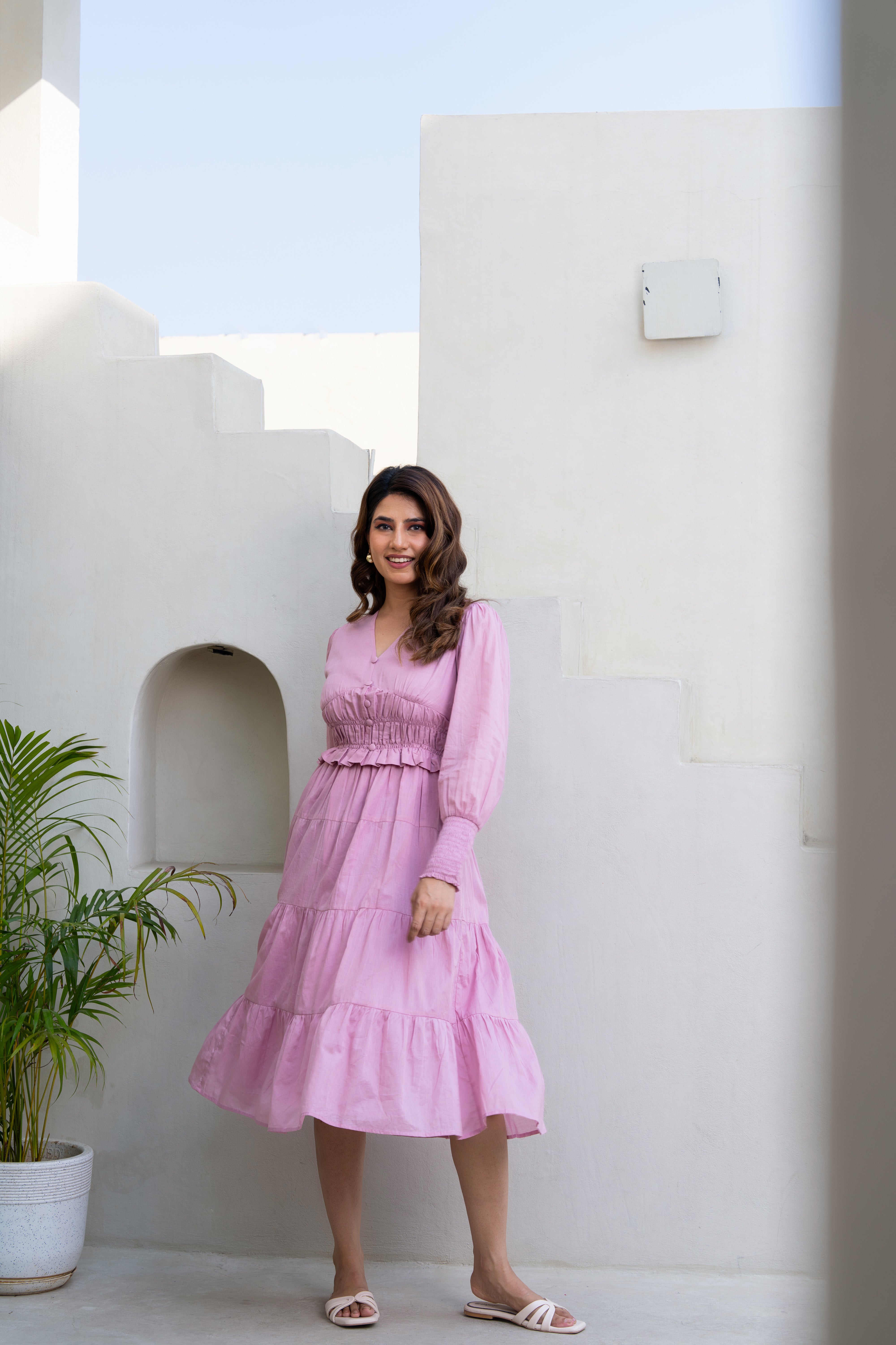 Mulmul Tiered Maxi Dress