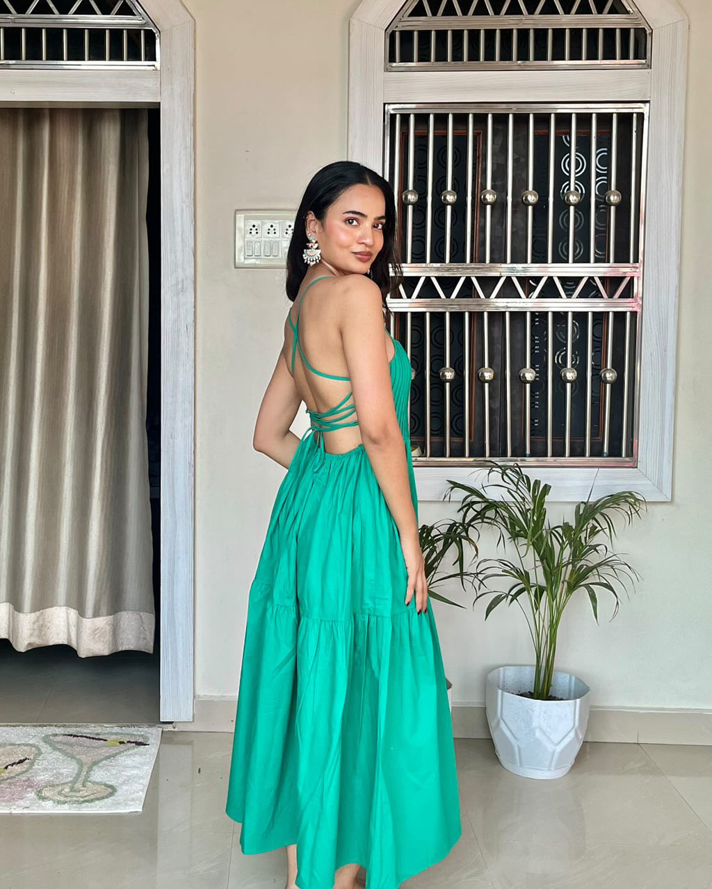 Green Dori Maxi Dress