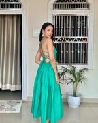 Green Dori Maxi Dress