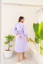 Lavender Cotton Maxi Dress