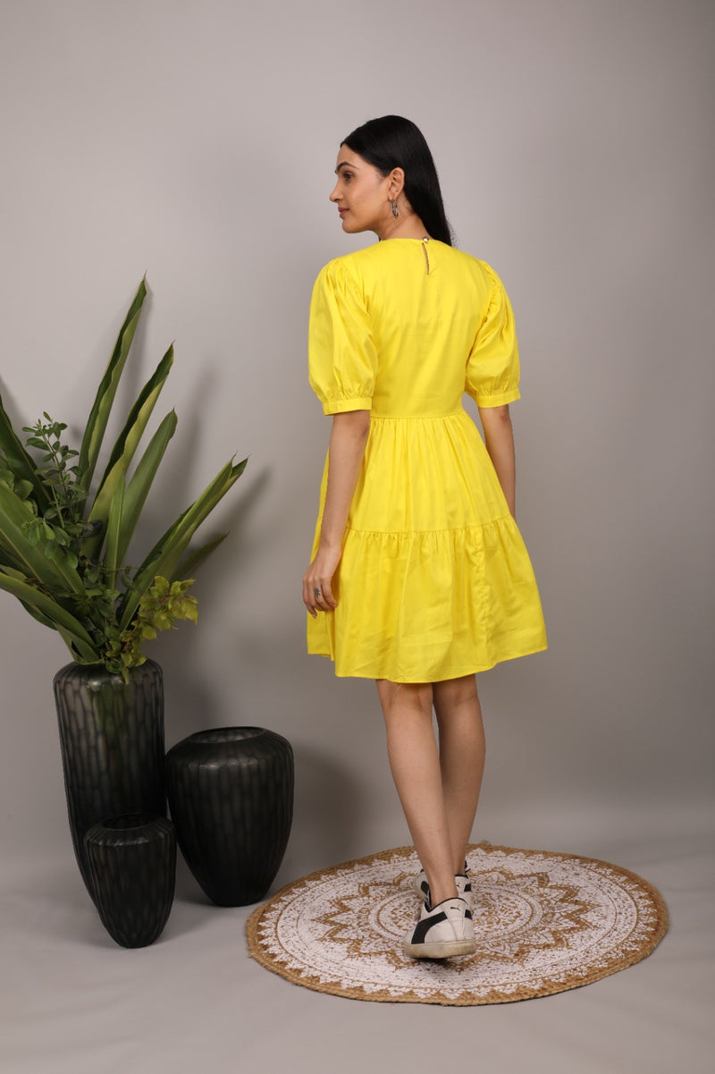 Hot Yellow dress