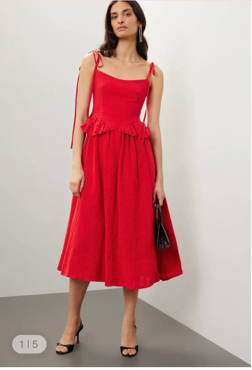 Hot Red Dori Dress