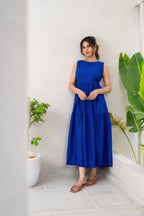 Royal Blue Summer Maxi Dress