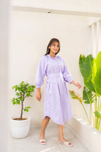 Lavender Cotton Maxi Dress