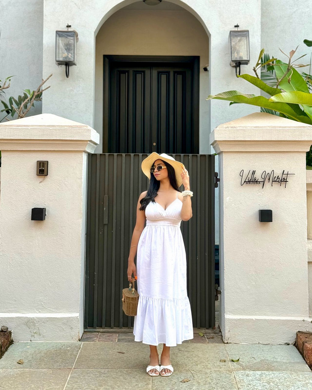 Myra White Slip Dress