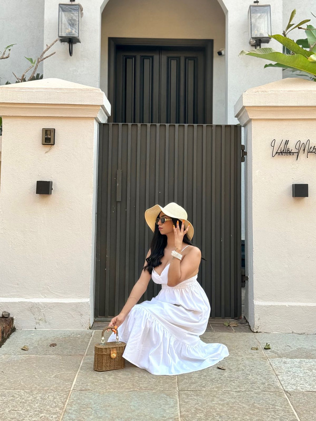 Myra White Slip Dress