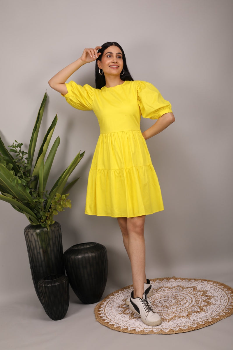 Hot Yellow dress