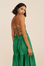 Green Dori Maxi Dress