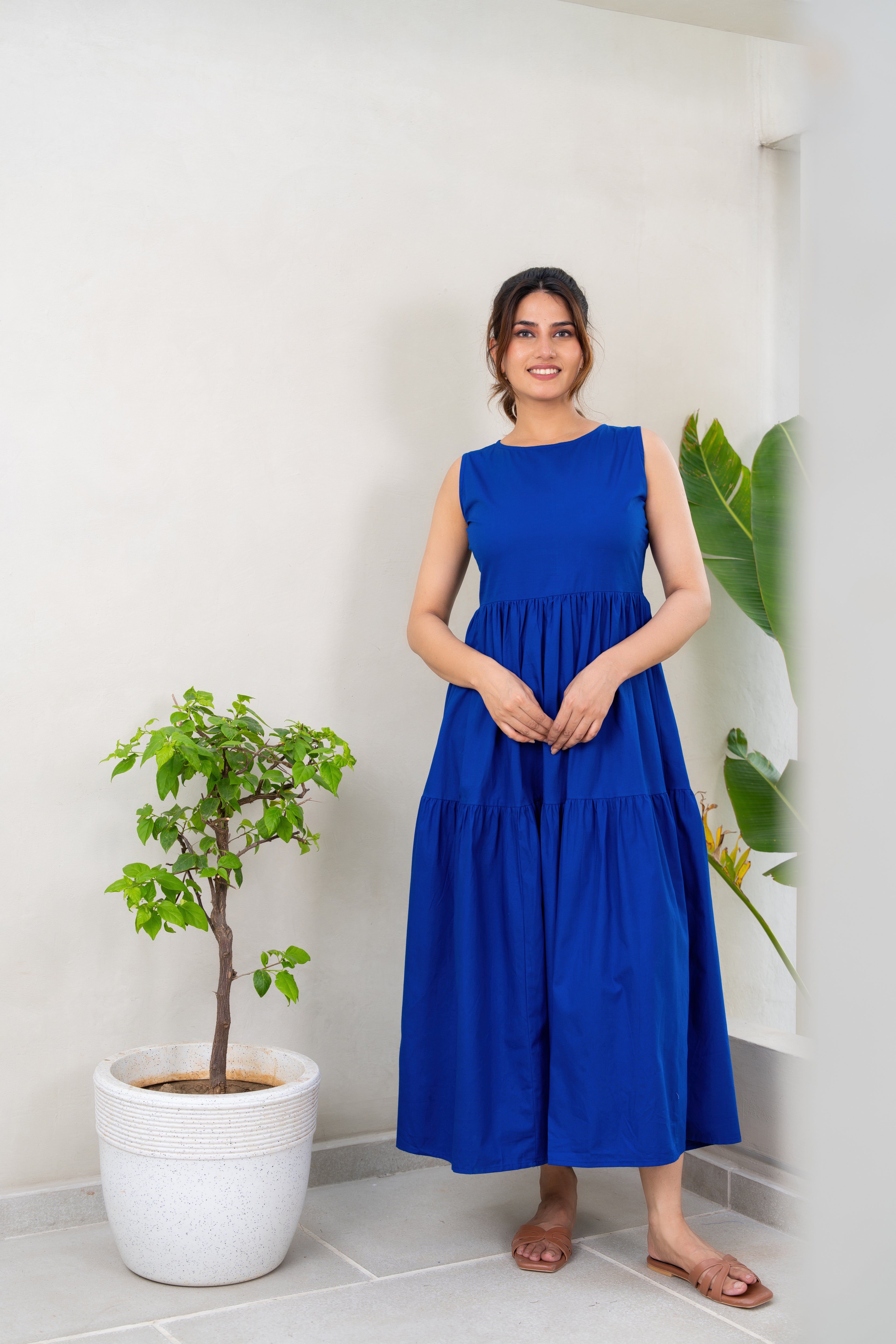 Royal Blue Summer Maxi Dress