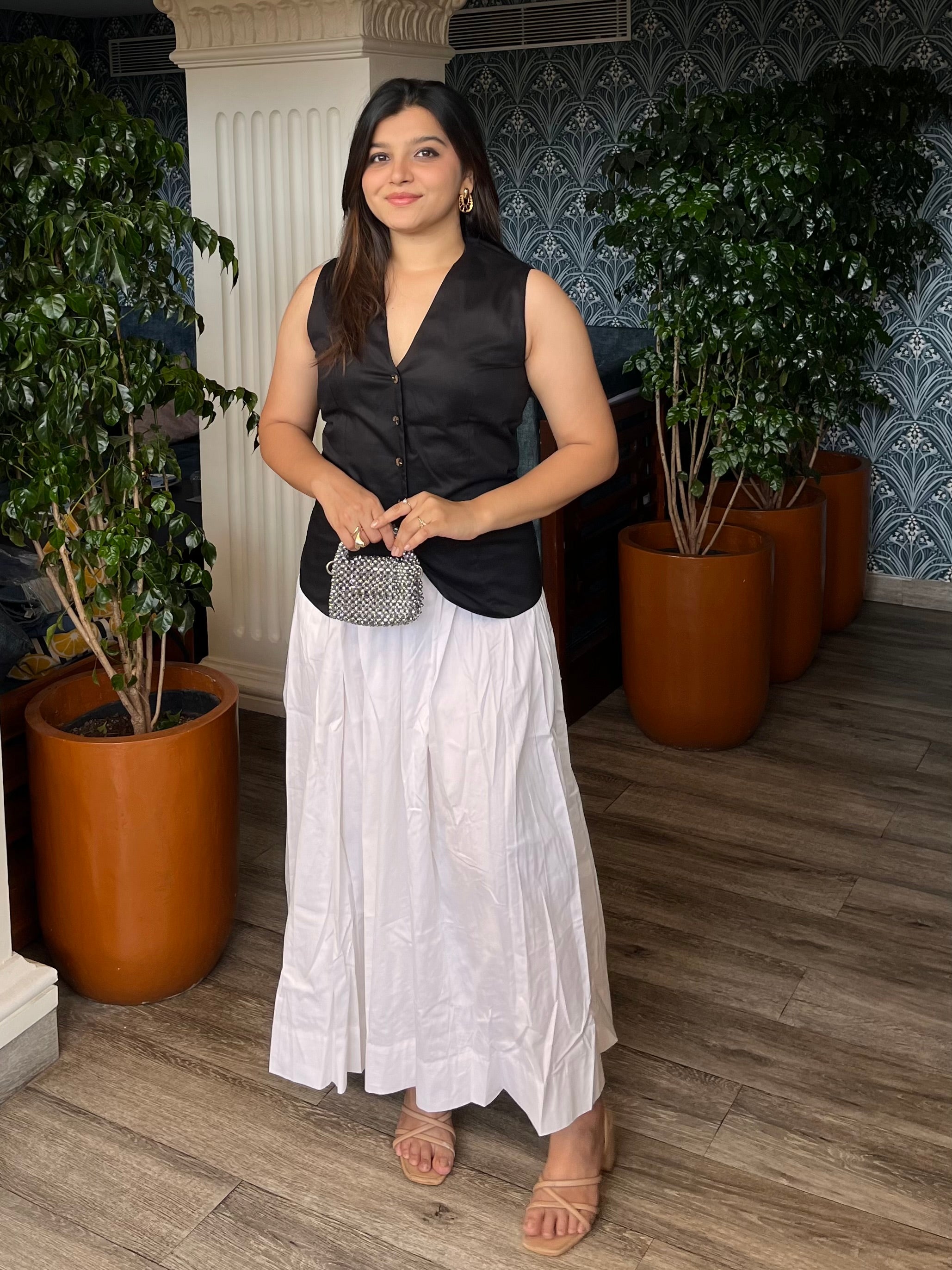 Lina Waist Coat Skirt Set