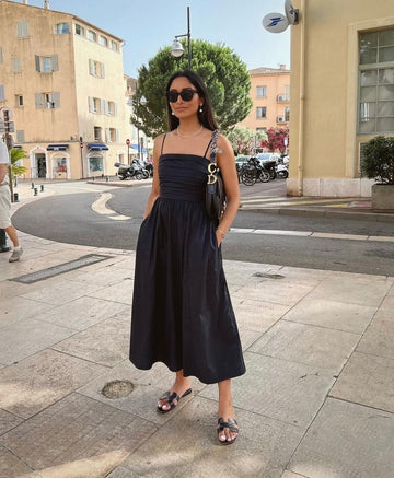 Avanya Black Maxi Dress