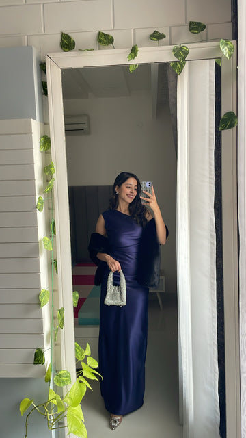 One shoulder dress for women