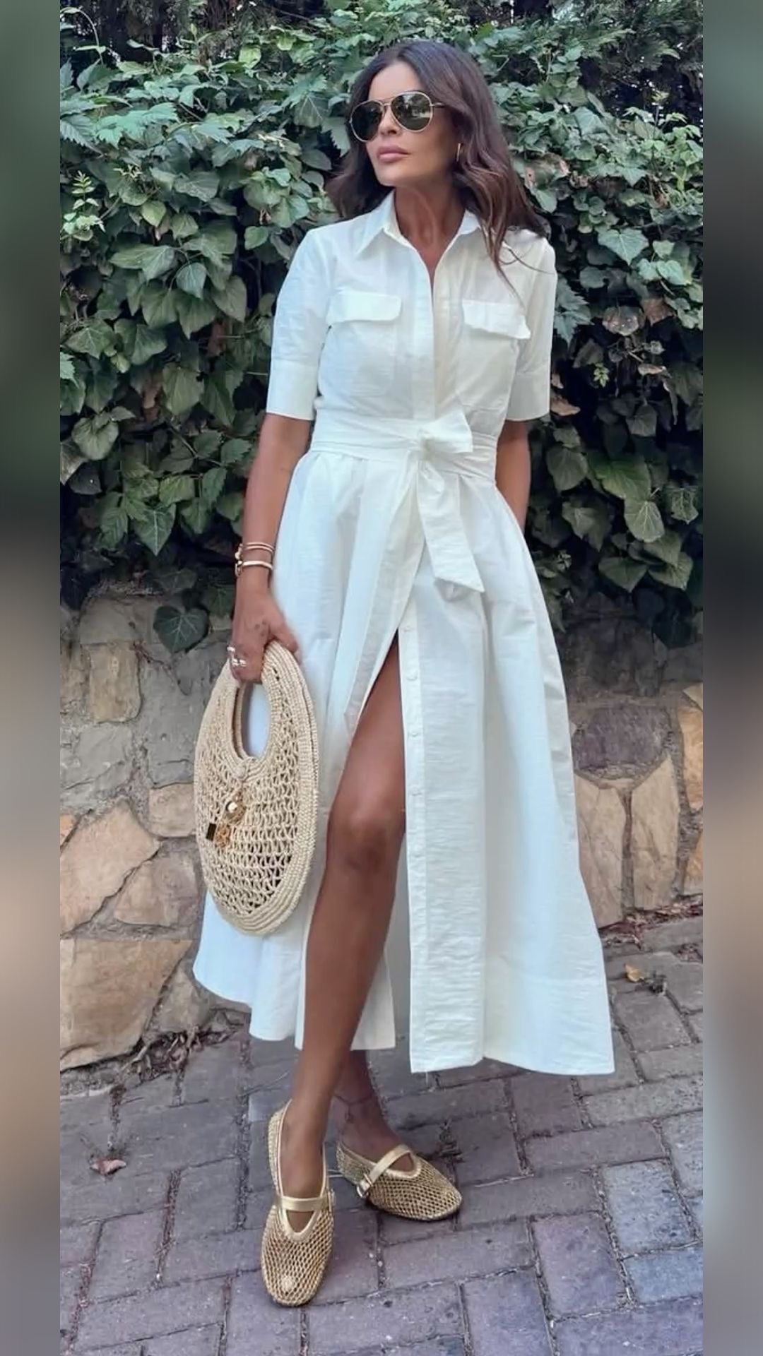 Ayra White Maxi Dress