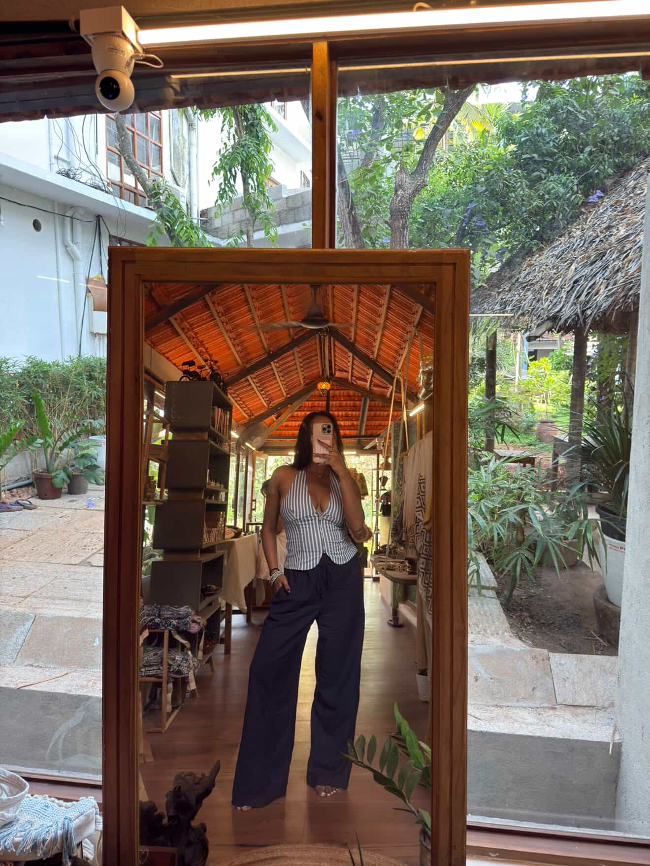 Dark Navy Elastic Pants