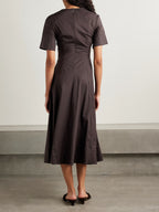 Dark Coffee Maxi Dress