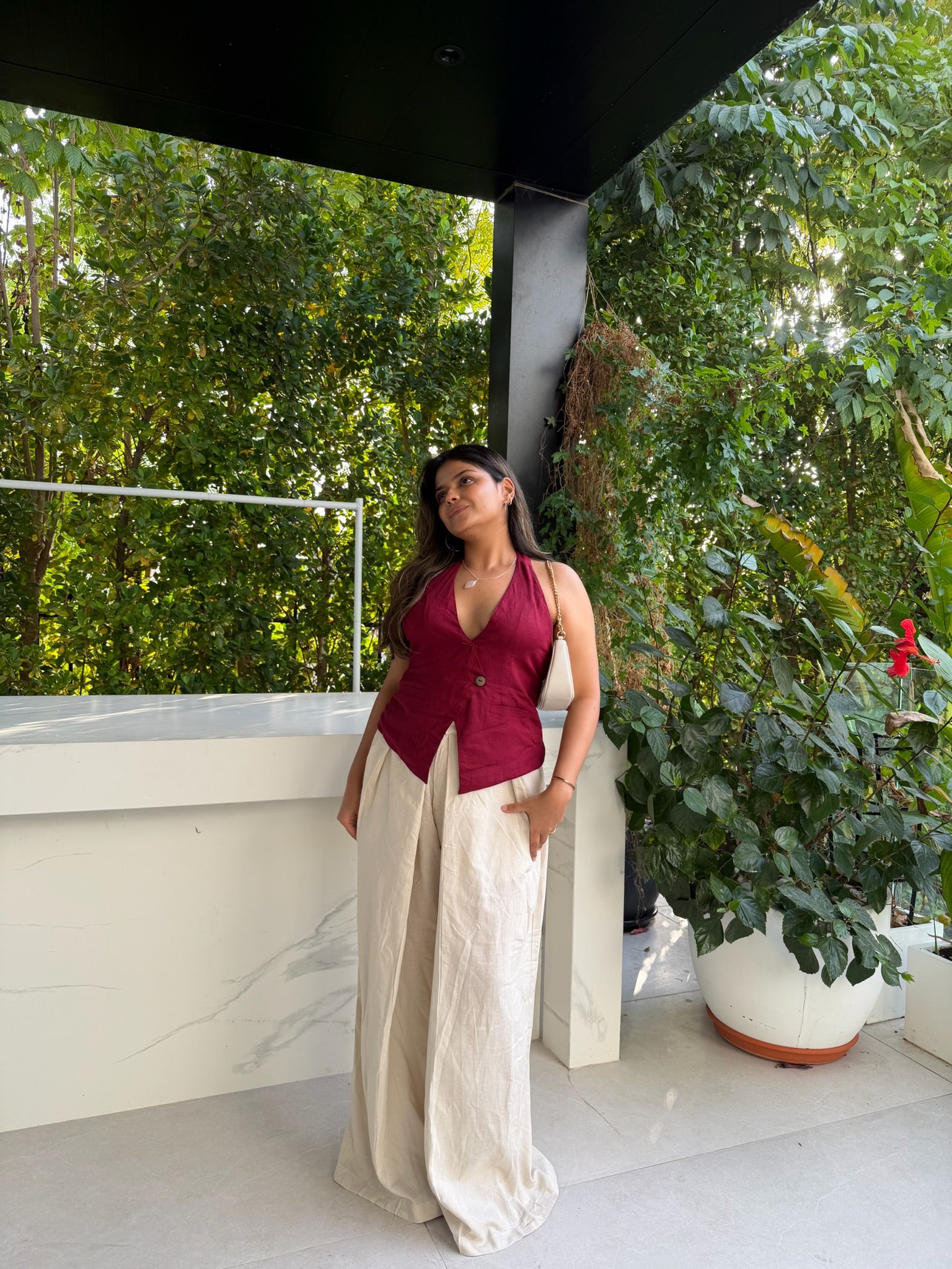 Viscose Flex Wrap Around Pants