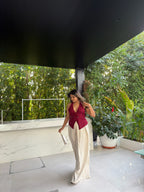 Viscose Flex Wrap Around Pants