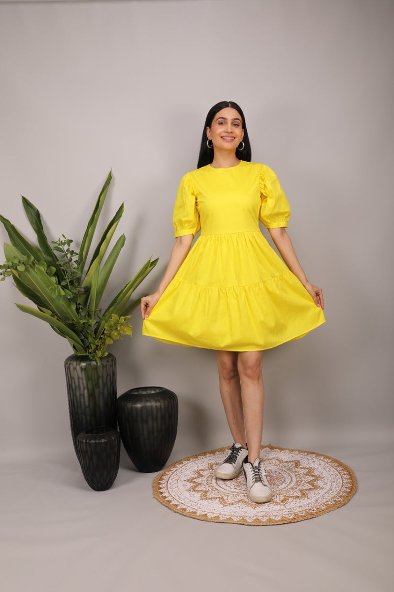 Hot Yellow dress