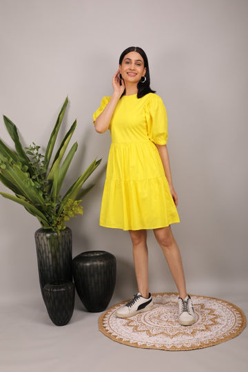 Hot Yellow dress