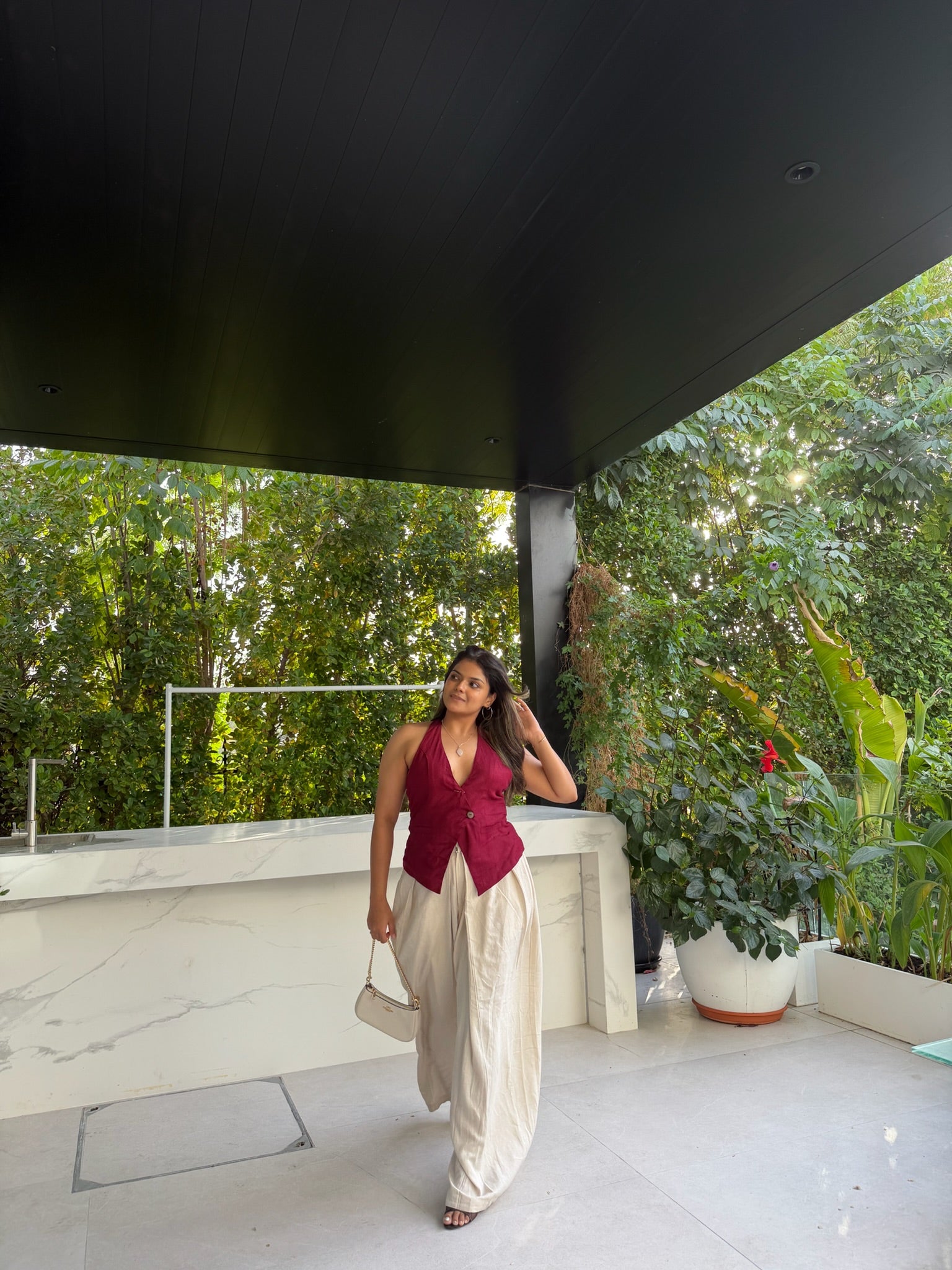 Viscose Flex Wrap Around Pants