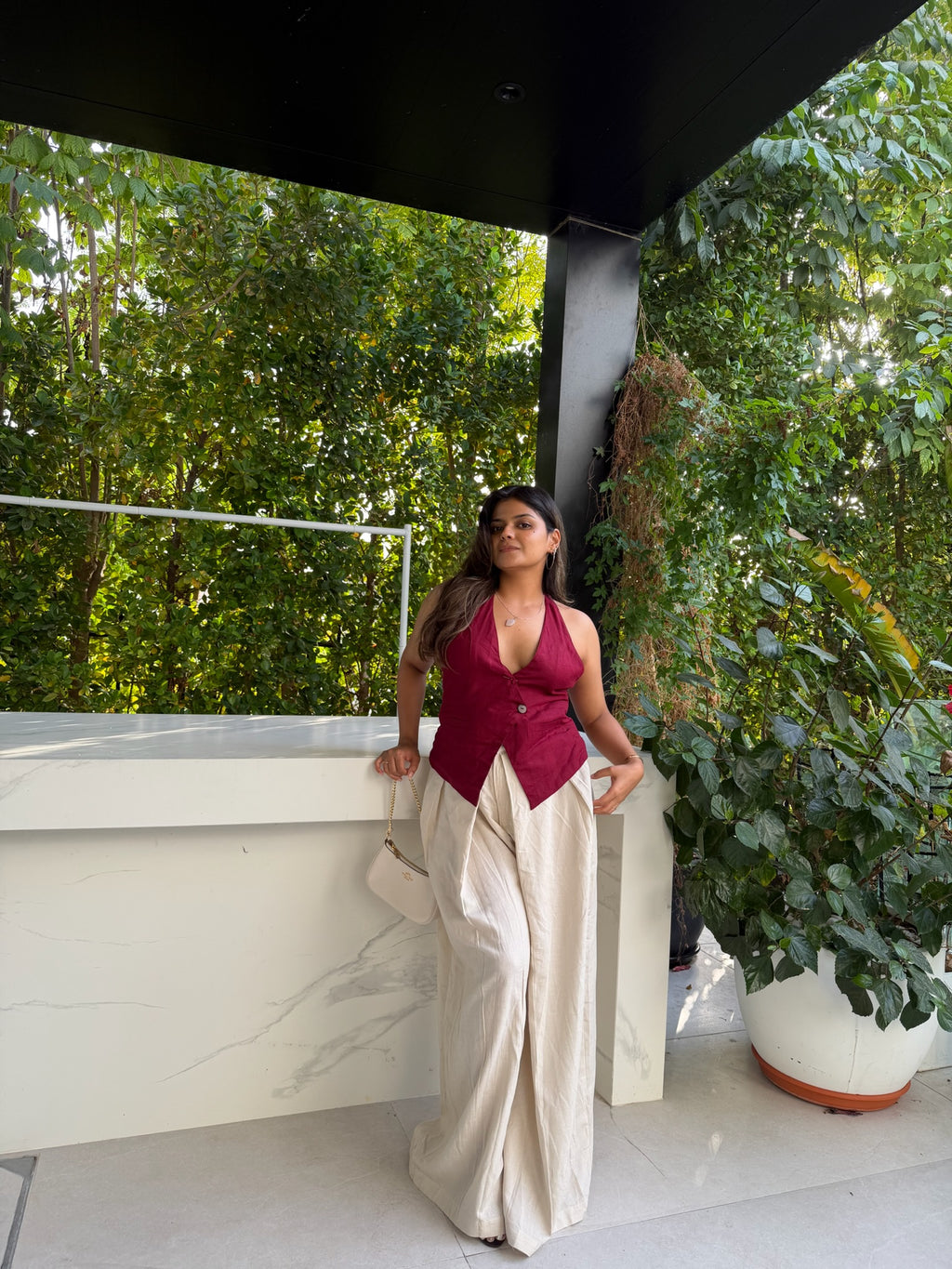 Viscose Flex Wrap Around Pants