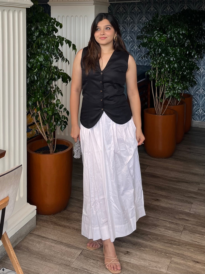 Lina Waist Coat Skirt Set