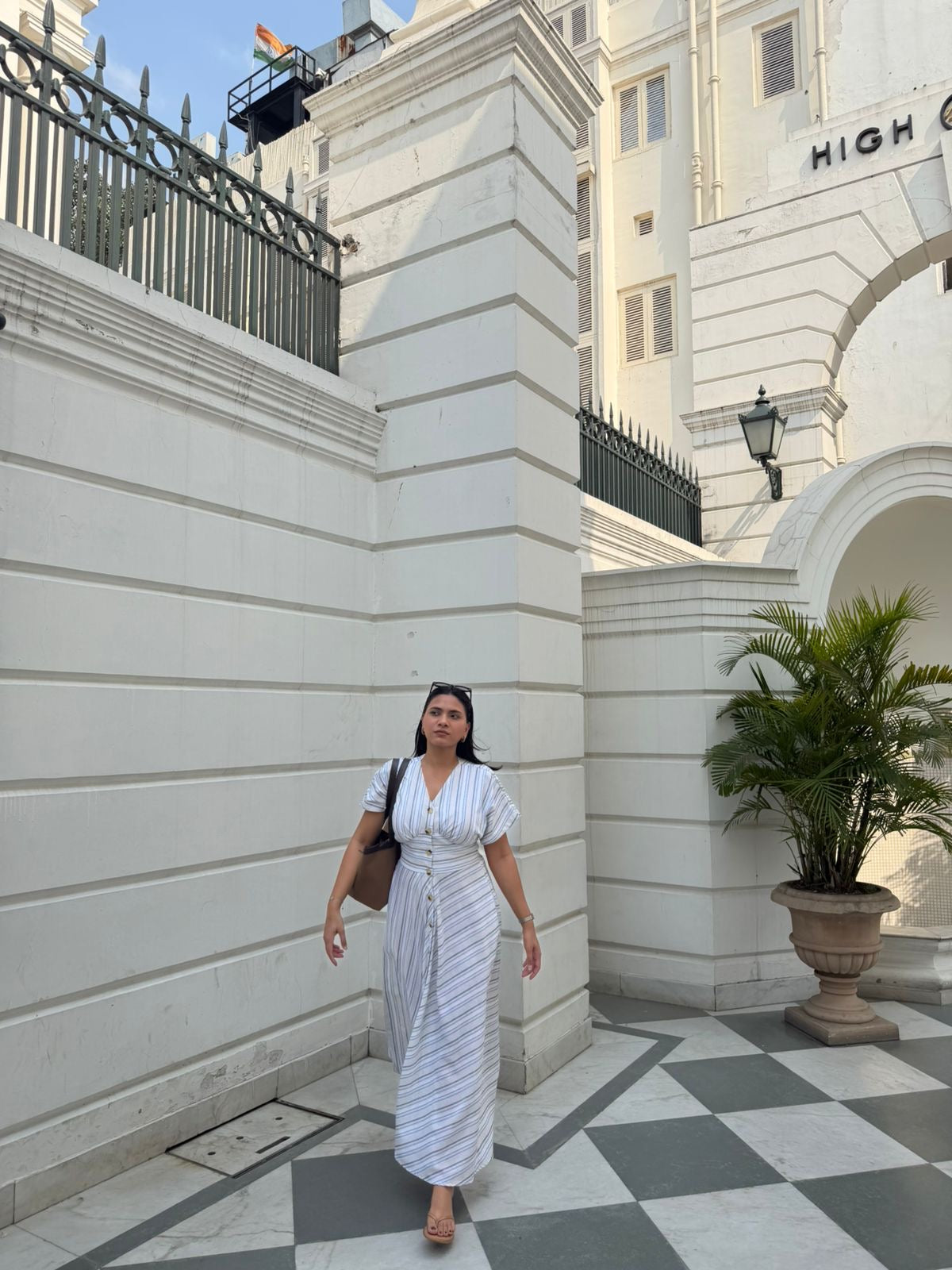 Siyara Pleated Maxi Dress