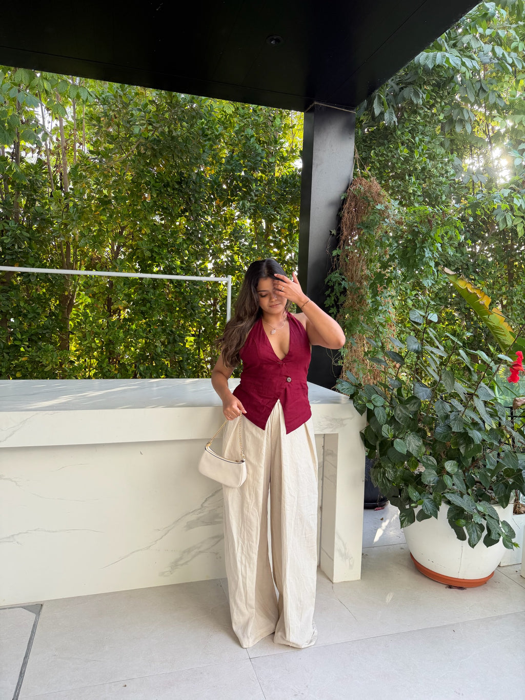 Viscose Flex Wrap Around Pants